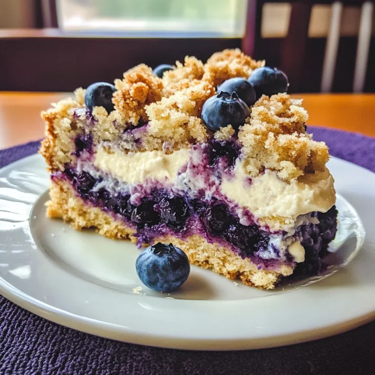 Blueberry Cream Cheese Crumb Cake