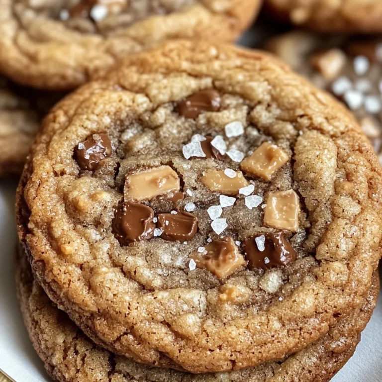 Brown Butter Coffee Toffee Cookies