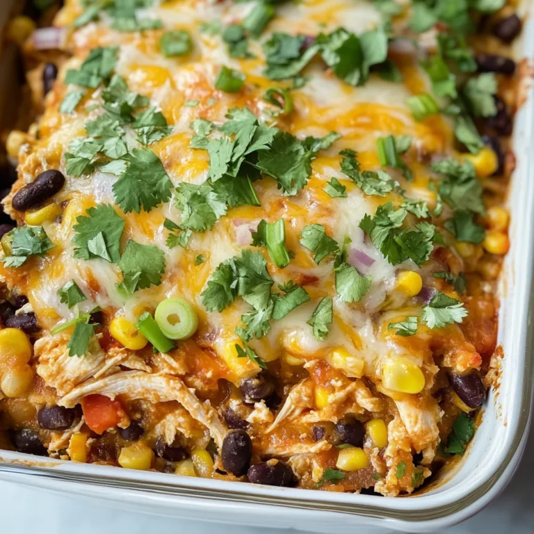 Chicken Burrito Casserole