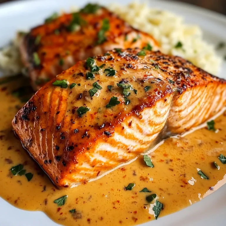 Creamy Roasted Red Pepper Salmon Recipe - Delicious & Easy