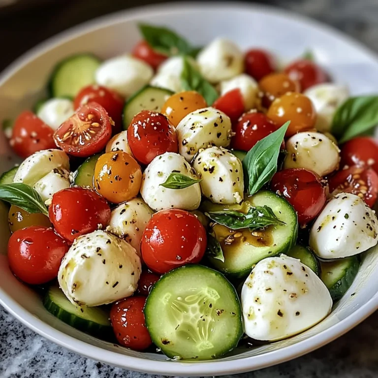Cucumber Mozzarella Salad