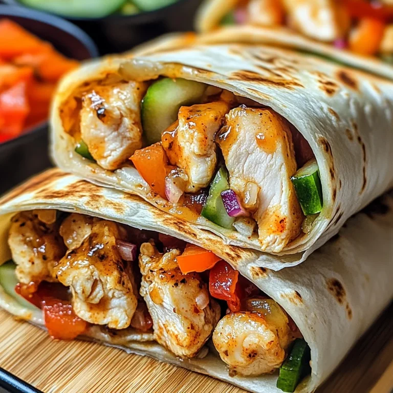 Firecracker Chicken Wraps