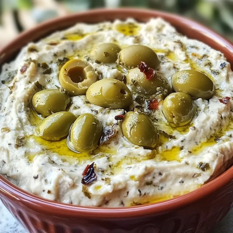 Green Olive Dip – Easy Creamy Party Favorite