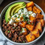 Ground Beef Hot Honey Bowl