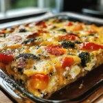 High-Protein Cottage Cheese Veggie Bake Recipe