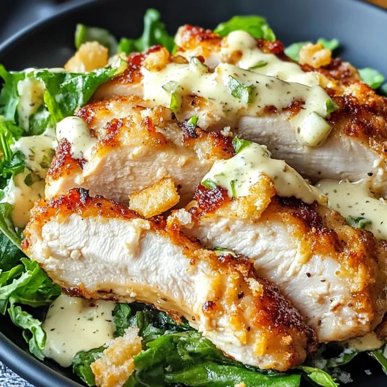Melt In Your Mouth Caesar Chicken