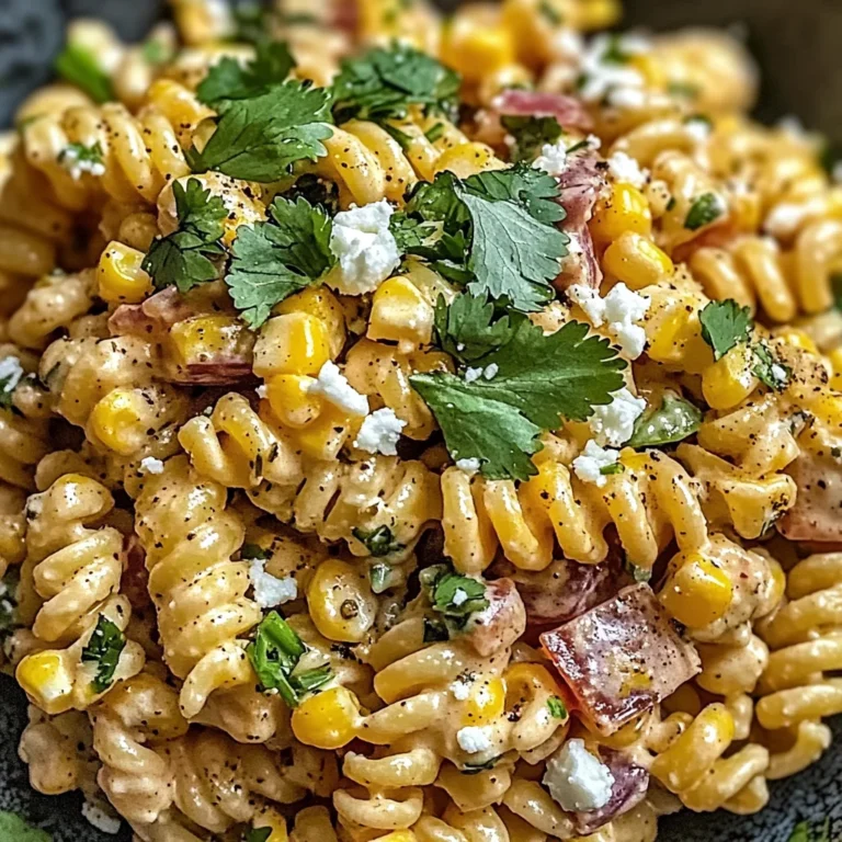 Mexican Street Corn Pasta Salad is a must-try dish!