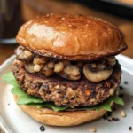 Mushroom Veggie Burgers