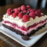 Raspberry Chocolate Lasagna Dessert