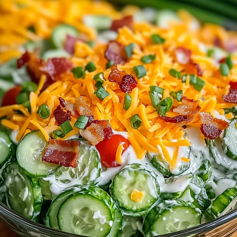 Refreshing Cucumber Ranch Crack Salad Recipe