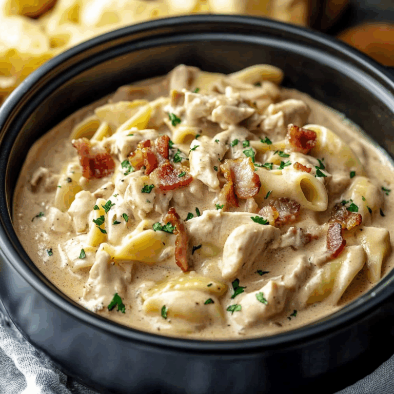 Creamy Chicken & turkey Bacon Stroganoff