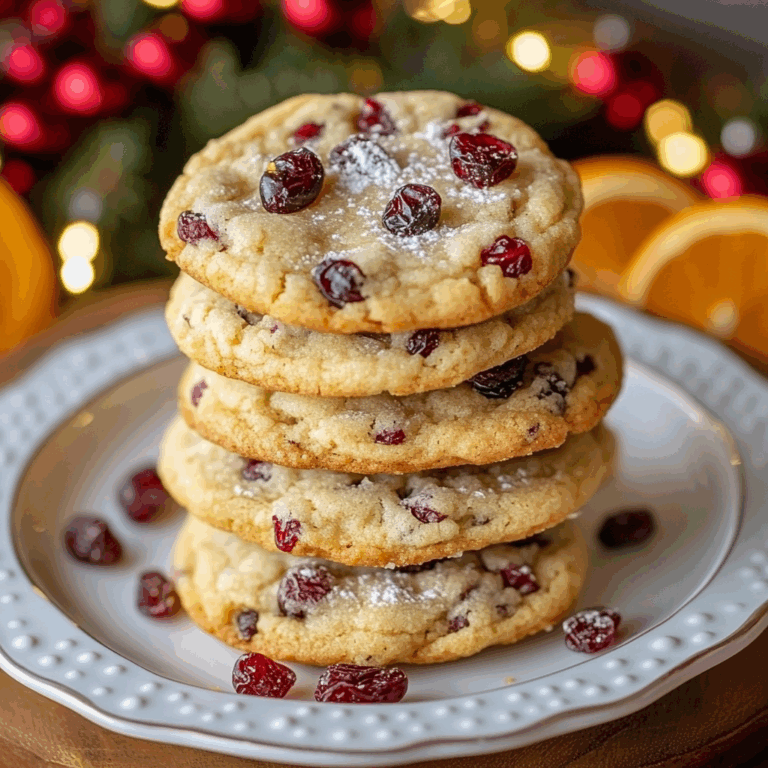 Best Christmas Cranberry Orange Cookies Recipe