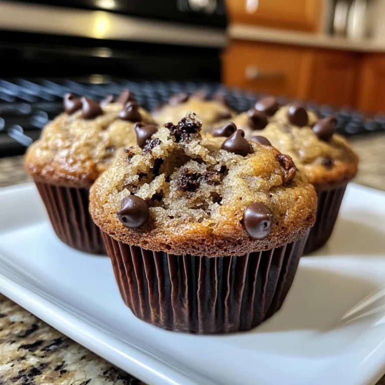 Amazing Chocolate Chip Banana Muffins: A 1-Bowl Wonder