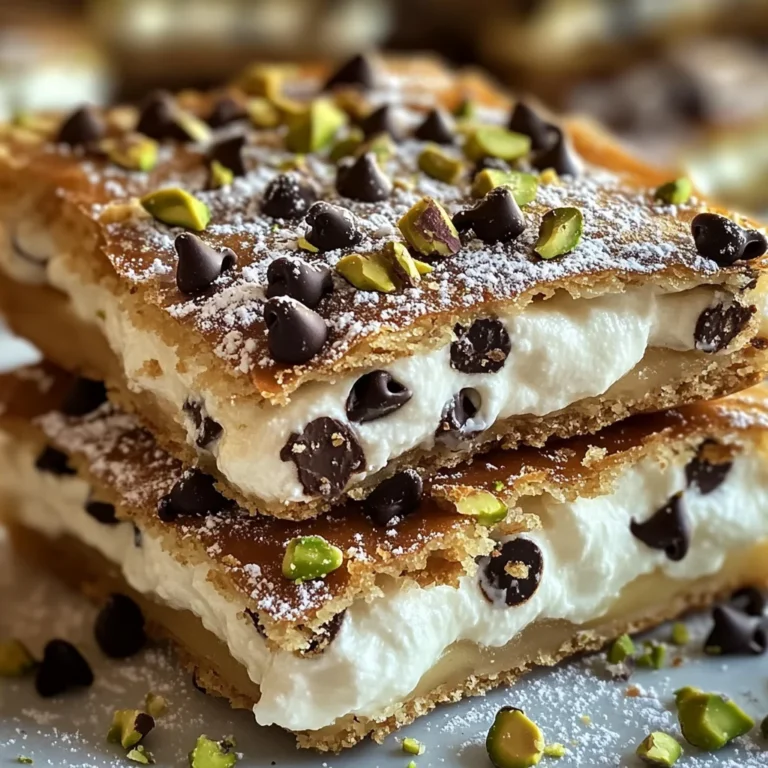 Classic Cannoli Squares That Will Wow Your Taste Buds