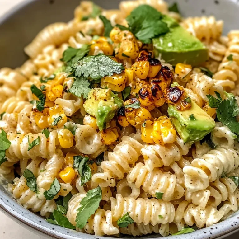 Creamy Street Corn Pasta Salad