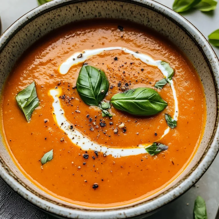 Creamy Tomato Basil Soup