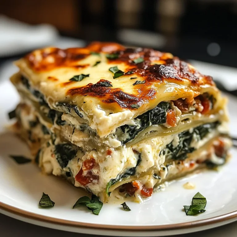 Creamy Veggie White Lasagna