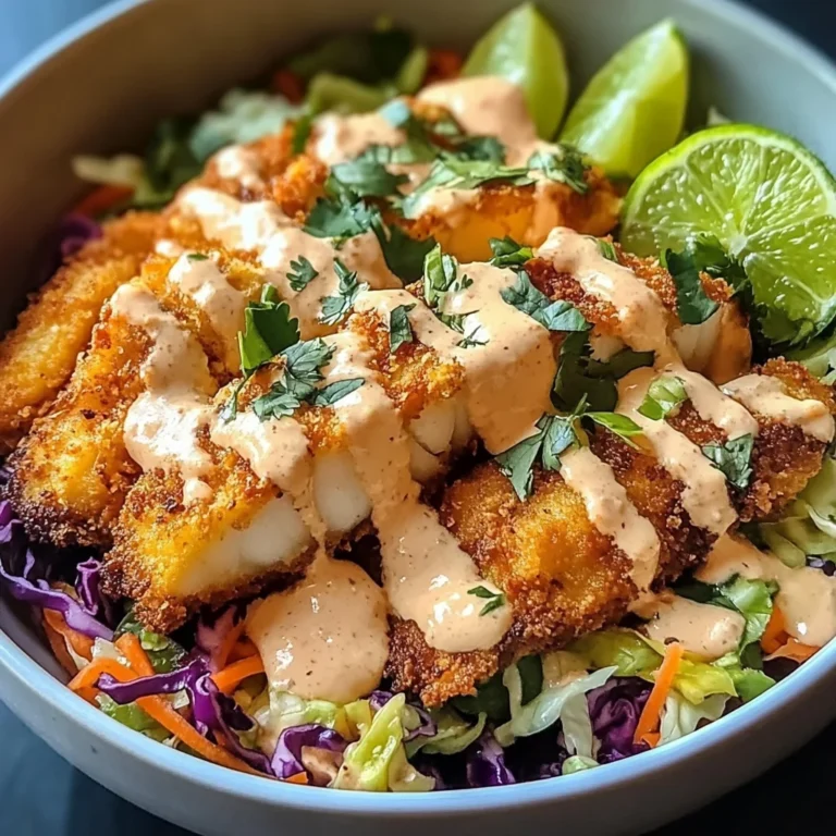 Crispy Fish Taco Bowls
