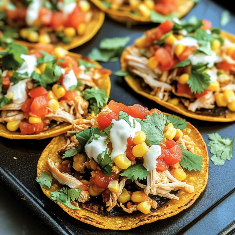 Mexican Rotisserie Chicken Tostadas
