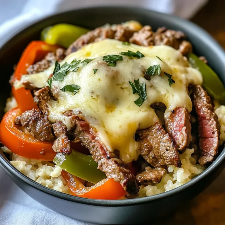 Philly Cheesesteak Bowls – Easy Low-Carb Dinner Idea