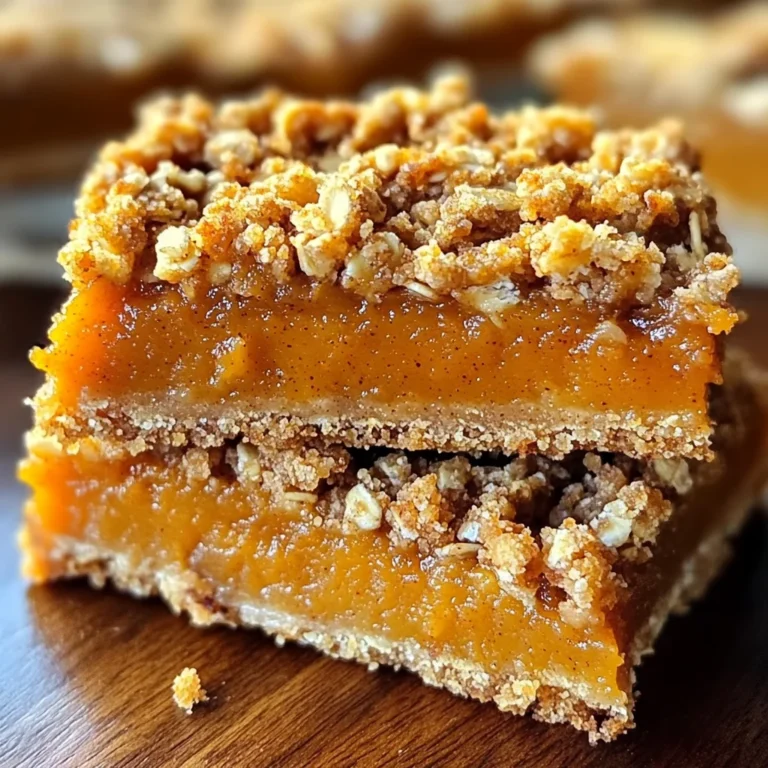 Pumpkin Pie Crumble Bars – Easy Fall Dessert Recipe