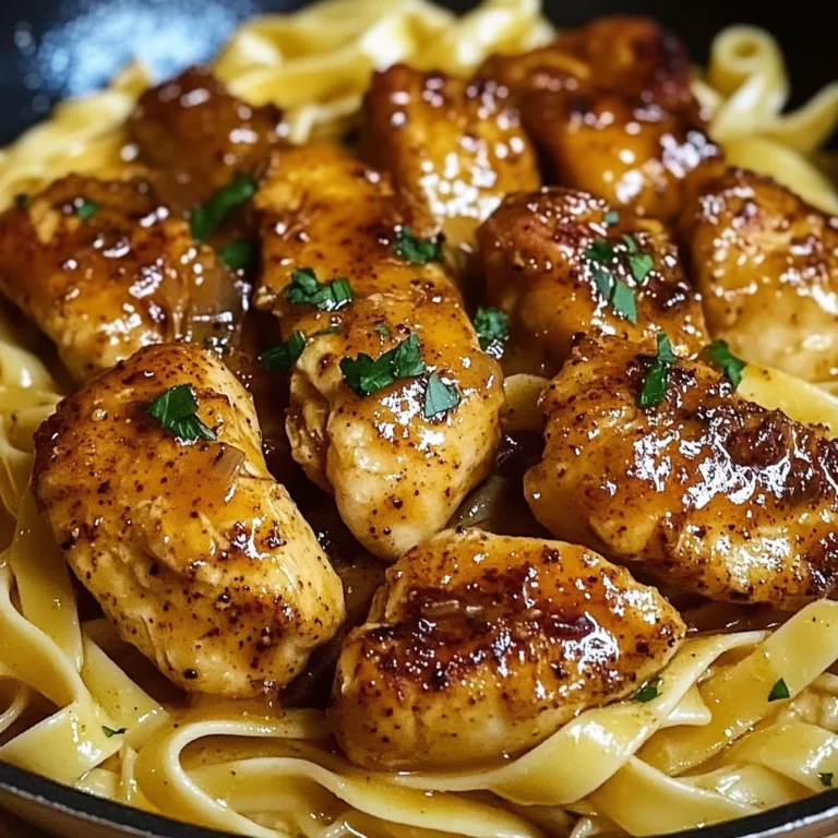 Spicy Cajun Honey Butter Chicken & Pasta