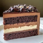 Tuxedo Cake – Triple Chocolate Mousse Cake