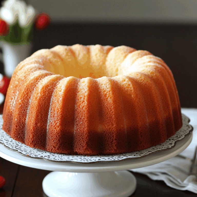Classic Million Dollar Pound Cake
