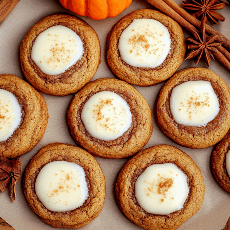 Pumpkin Cheesecake Cookies