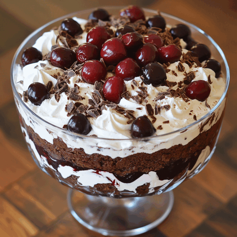 Black Forest Trifle for Christmas