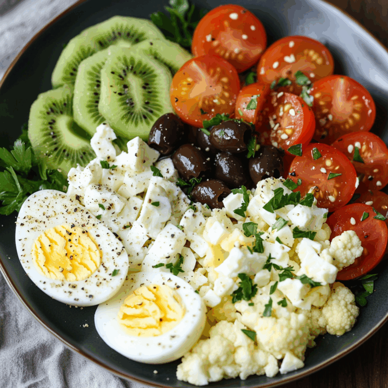 Rainbow Breakfast Plate