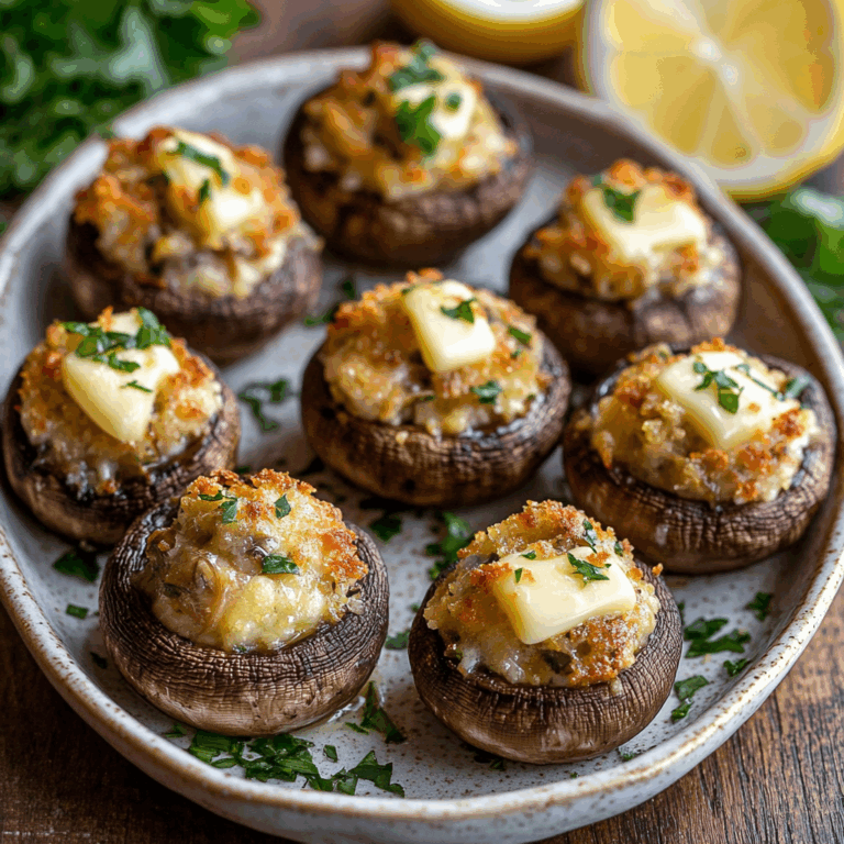 Delicious Restaurant-Style Stuffed Mushrooms: An Easy Copycat Recipe to Try at Home