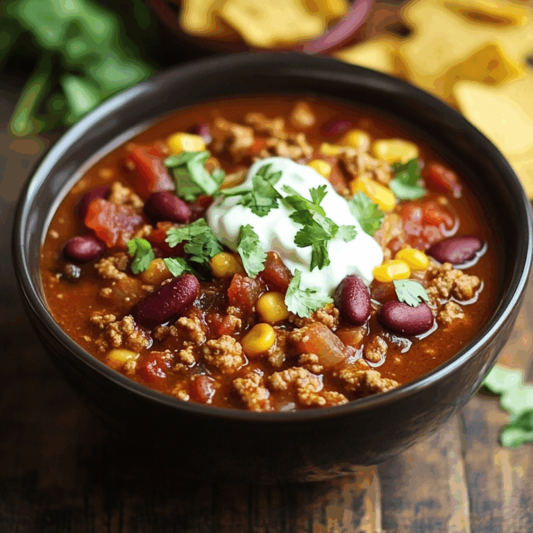 Easy Turkey Chili