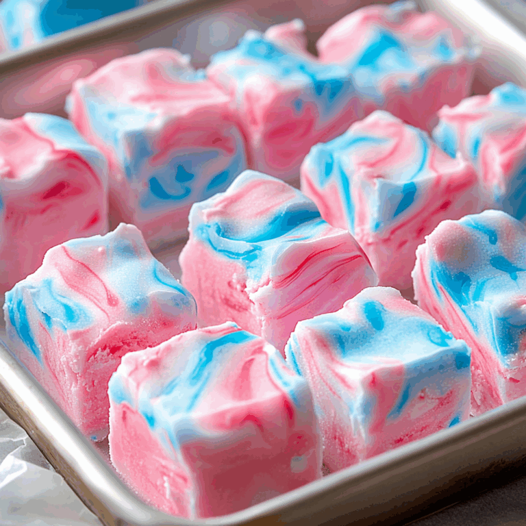 Fluffy Cotton Candy Fudge