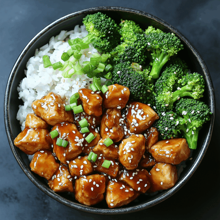 Teriyaki Chicken Bowl with Broccoli & Rice