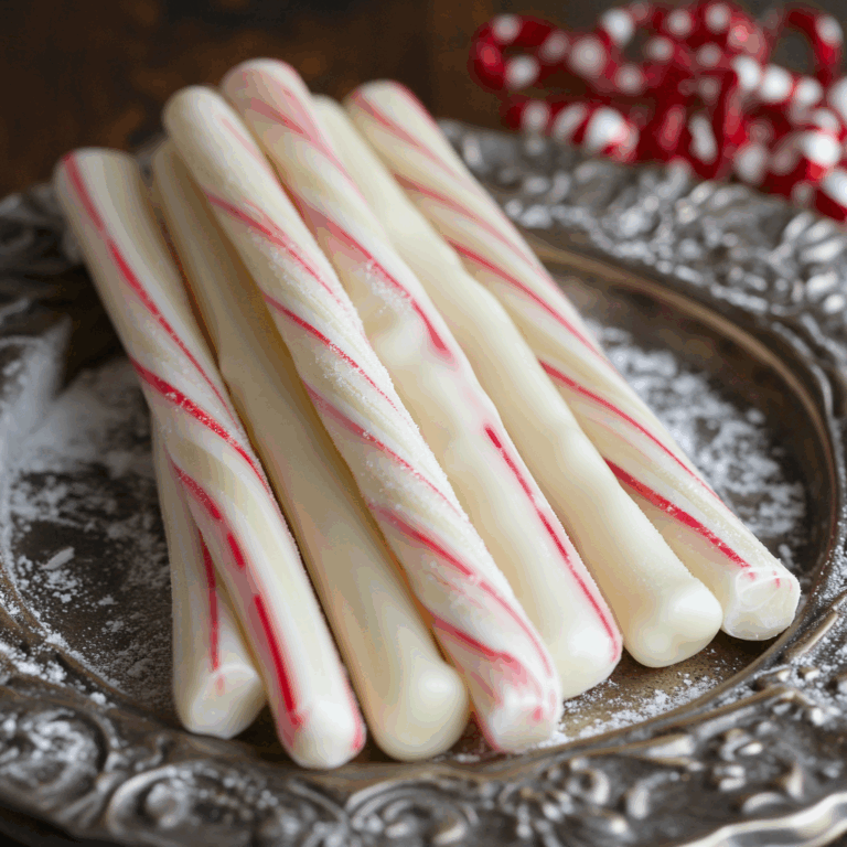 Homemade Christmas Peppermint Sticks