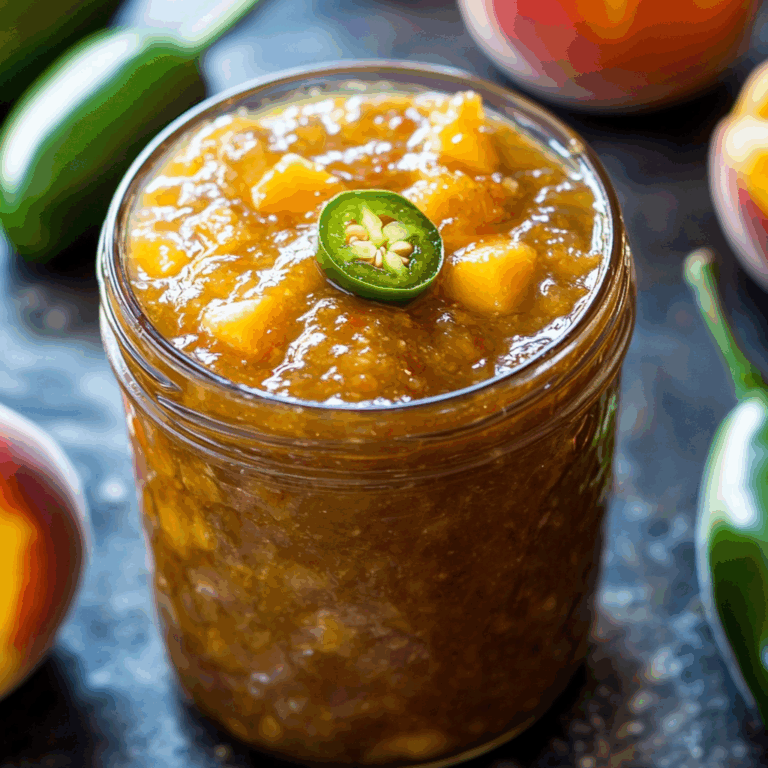 Peach Jalapeno Jam Recipe