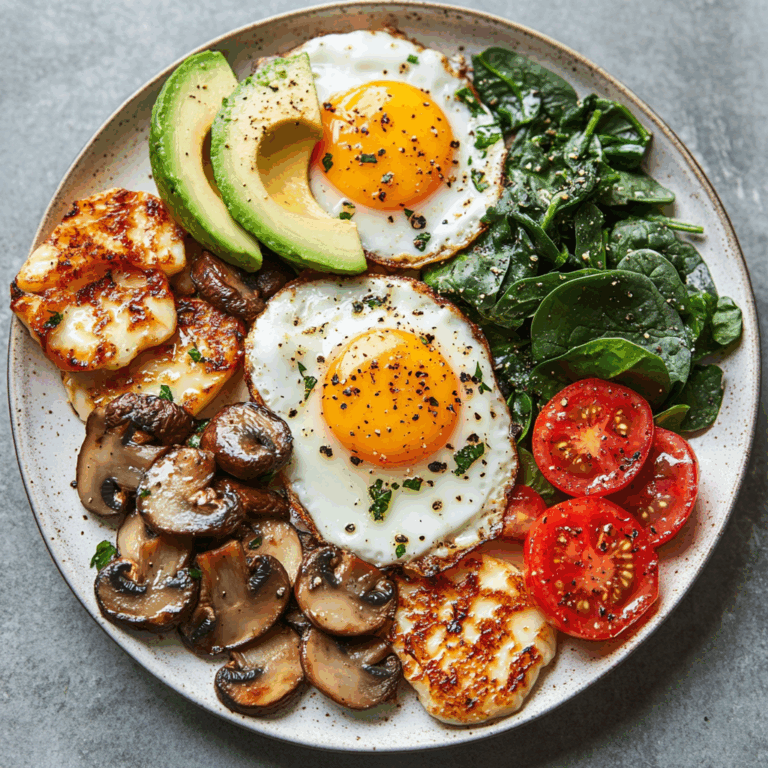 Protein-Packed Veggie Breakfast Plate
