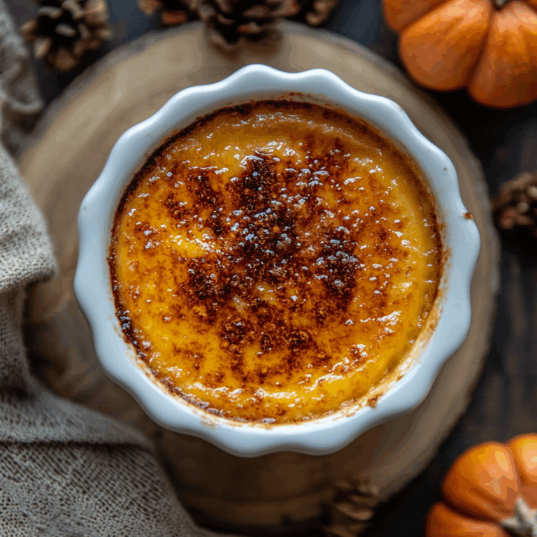 Pumpkin Crème Brûlée