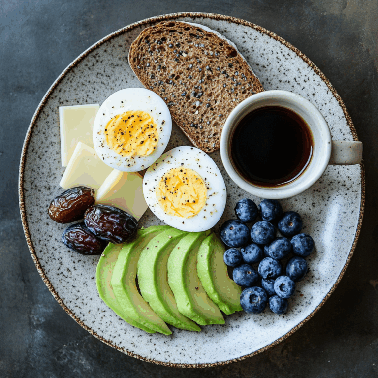 Creamy Soft-Boiled Egg Breakfast Plate