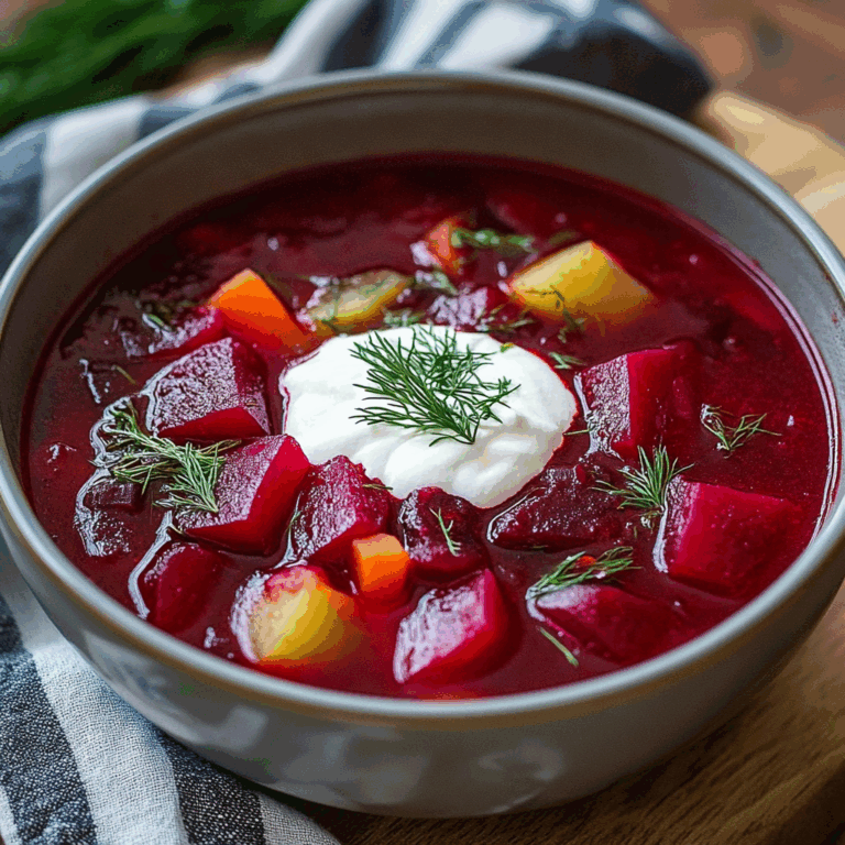 Classic Borscht Recipe (Beet Soup)