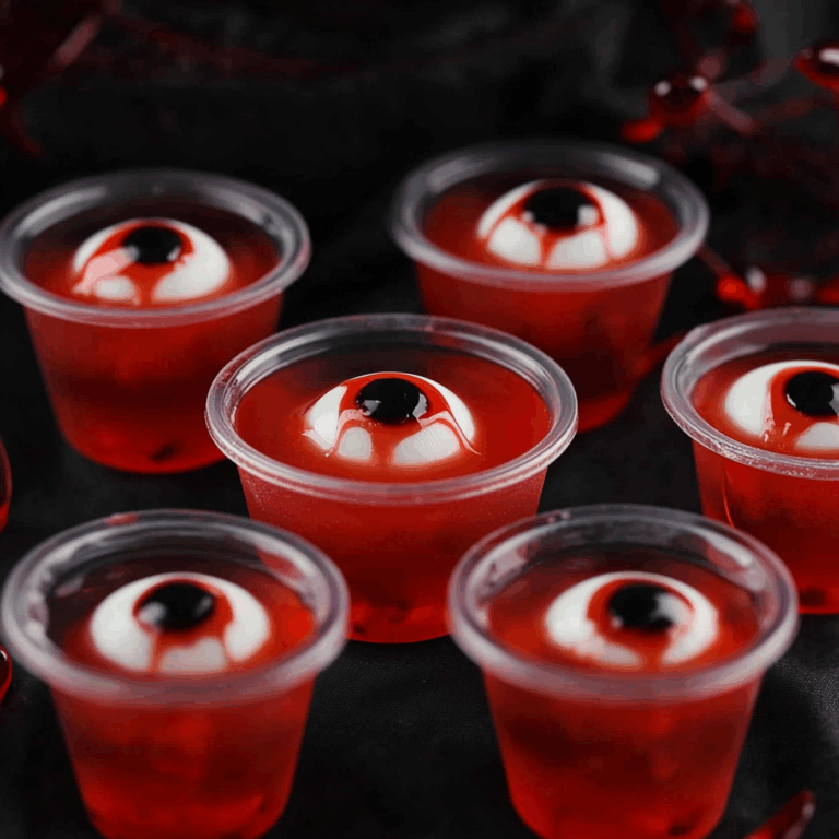 Halloween Eyeball Jello Shots