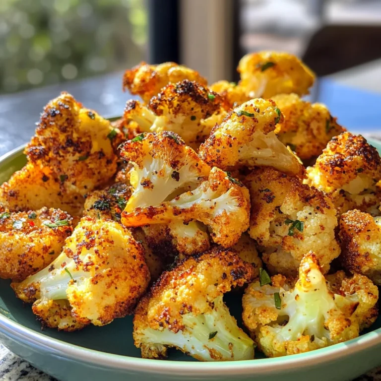 15 Minute Air Fryer Cauliflower Bites: A Guilt-Free Delight