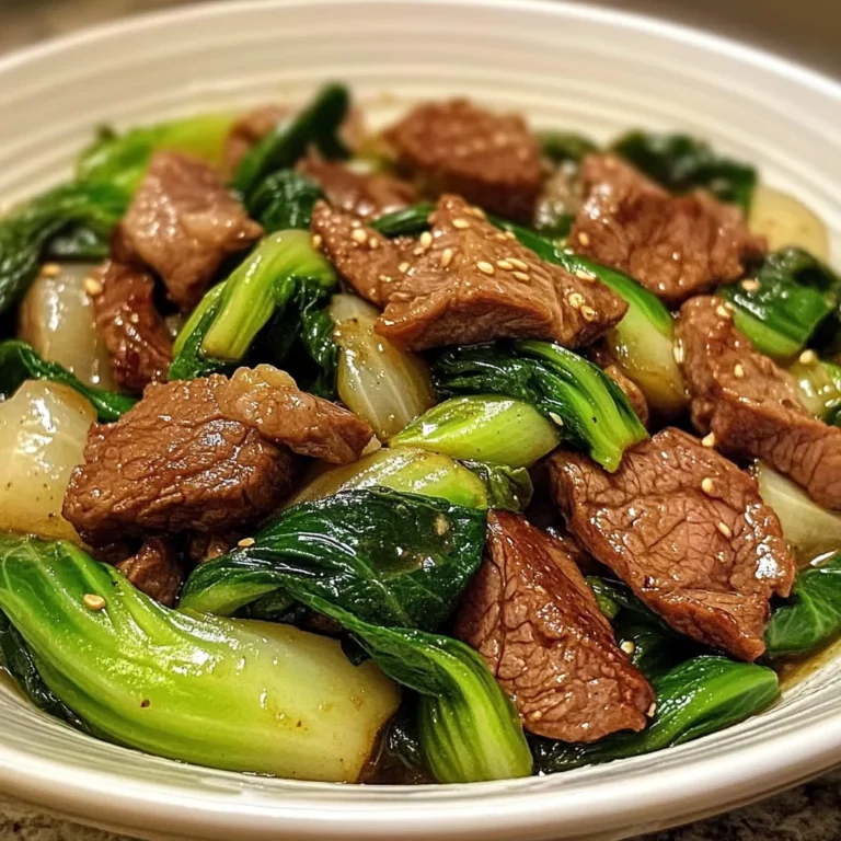 Beef and Bok Choy Stir Fry