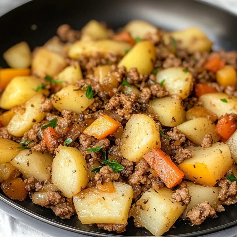Best Ground Lamb with Potatoes Recipe