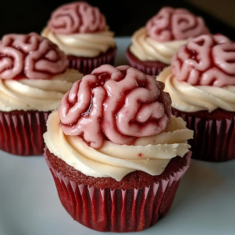 Bleeding Brain Cupcakes
