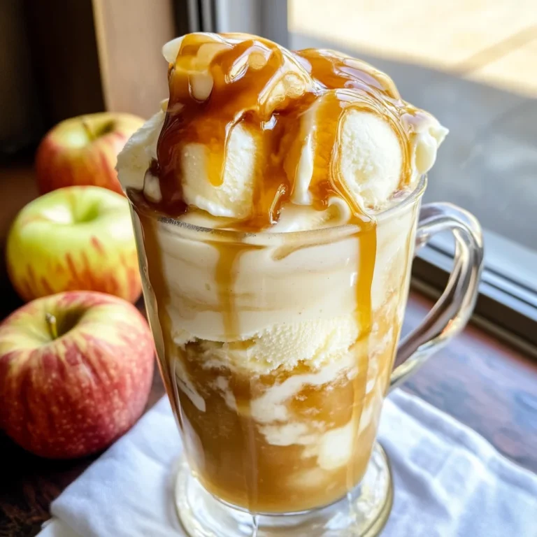 Caramel Apple Cider Float Recipe