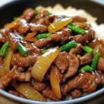 Chinese-Style Stir-Fried Beef with Sweet Onions
