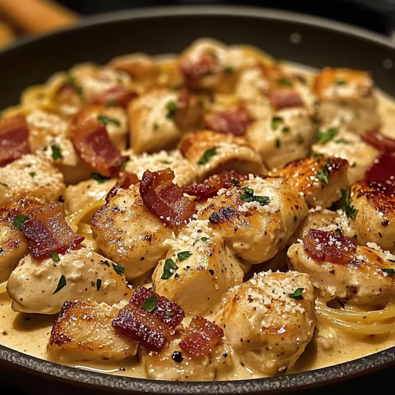 Creamy One-Pan Chicken Carbonara