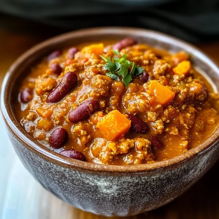 Crockpot Pumpkin Chili